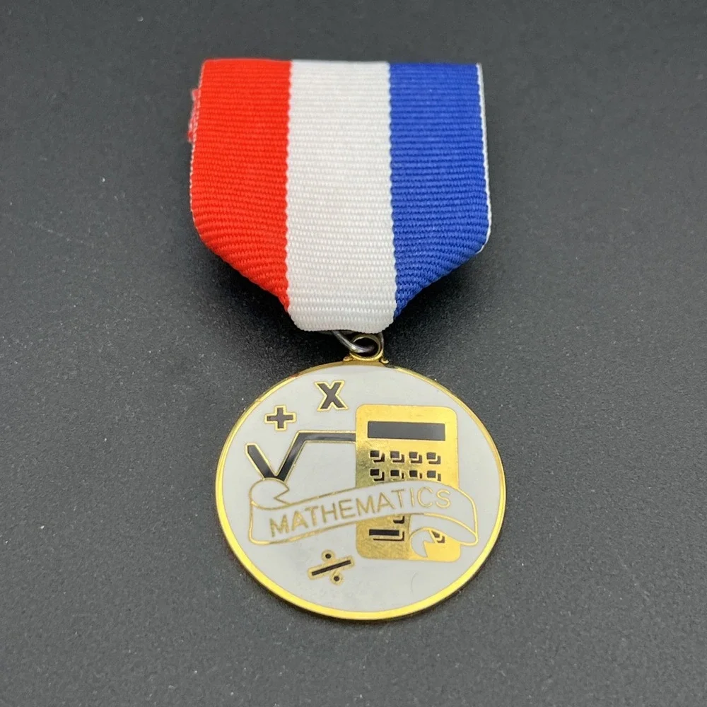Mathematics Math Award Ribbon Pin‎